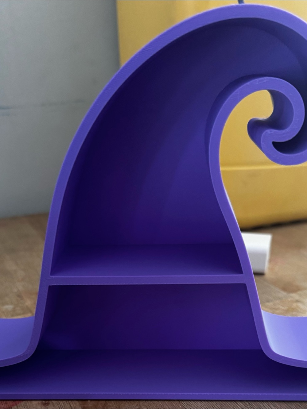 Purple Witch Hat Decorative Halloween Display Shelf | new